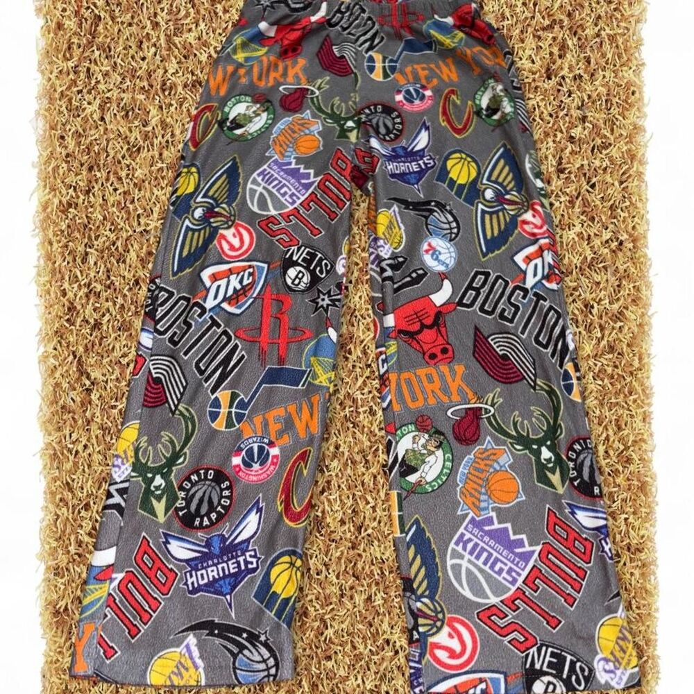 NBA Sleepwear Pajama Pants with NBA team logos Size M (10)